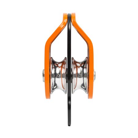  Блок-ролик Вертикаль двойной дюралевый с подшипником в Симферополе  