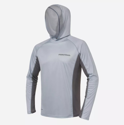 Лонгслив Finntrail мужской Wave Big Logo 6614 Grey в Симферополе