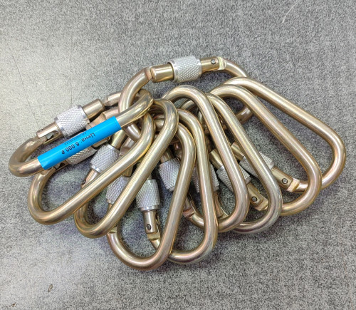  Карабины Ринг сталь овал (keylock) 3000 (10шт) в Симферополе  