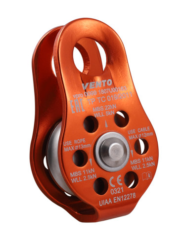  Блок-ролик одинарный Спасатель Люкс дюраль Венто в Симферополе  