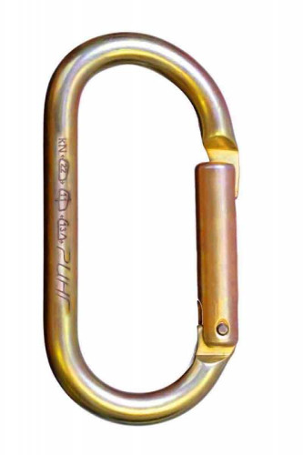  Карабин Ринг сталь овал с прямой защелкой (keylock) 22 кН в Симферополе  