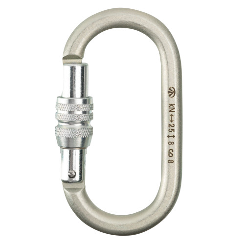  Карабин Вертикаль овал стальной Люкс с муфтой (кейлок) в Симферополе  