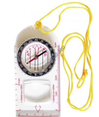 Компас Tramp Lite планшетный с увеличительным  стеклом d=4,7 см