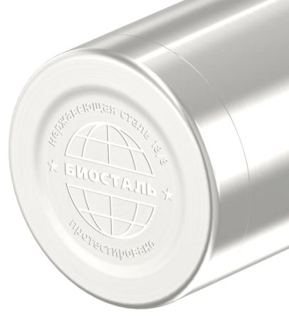 Термос Биосталь 0,75л.с узкой горловиной и пробкой с ситечком