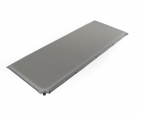 Коврик Следопыт самонадувающийся 188x66x5cм стандарт,бирюзовый/серый