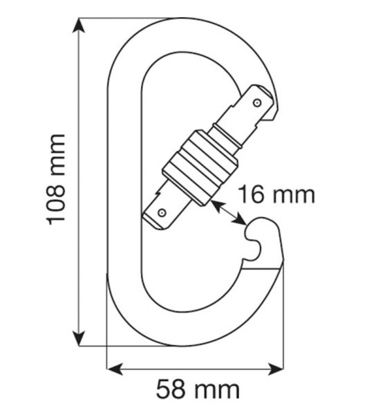  Карабин Camp Oval Standart-Lock в Симферополе  