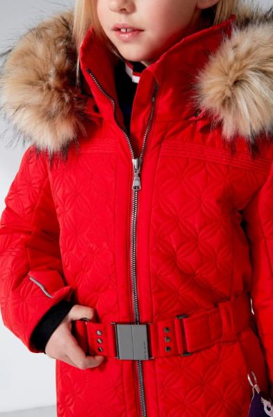 Куртка горнолыжная Poivre Blanc с иск.мехом W21-1003-JRGL/A красный в Симферополе