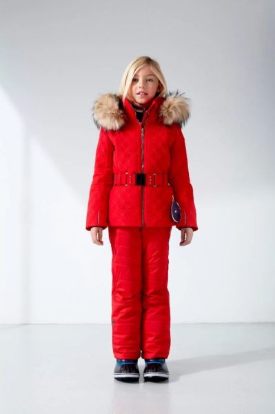 Куртка горнолыжная Poivre Blanc с иск.мехом W21-1003-JRGL/A красный в Симферополе