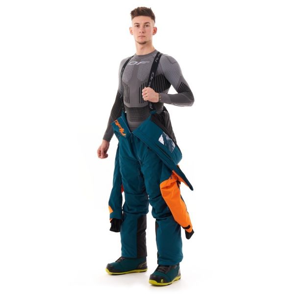 Комбинезон сноубордический Dragonfly Gravity Premium MAN Dark Ocean-Orange 2023 в Симферополе