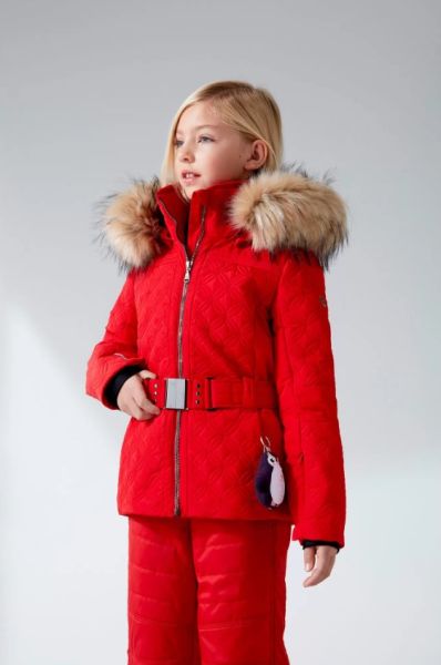 Куртка горнолыжная Poivre Blanc с иск.мехом W21-1003-JRGL/A красный в Симферополе