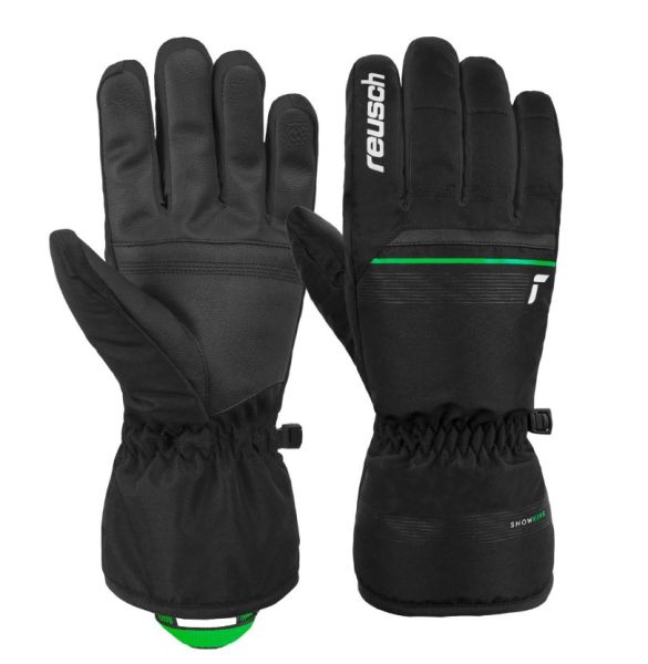 Перчатки Reusch Snow King Black/Neon Green в Симферополе