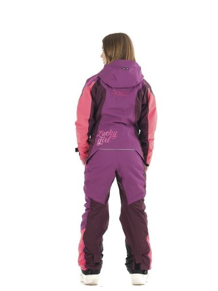 Комбинезон сноубордический Dragonfly Premium Woman Purple&Brown в Симферополе