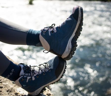 Купить ботинки женские треккинговые thb tarita с мембраной индиго, р-р37