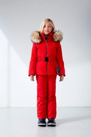 Куртка горнолыжная Poivre Blanc с иск.мехом W21-1003-JRGL/A красный в Симферополе