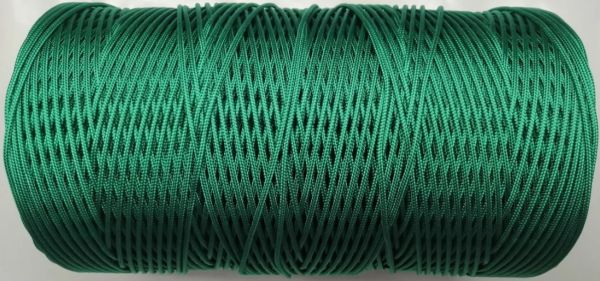  Шнур ПА плетеный 16-ти пр.с ПА серд.d 3мм зеленый,синий в Симферополе  