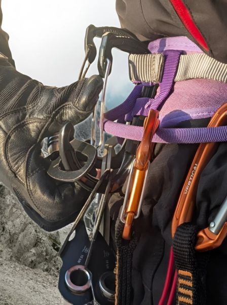  Карабин Вертикаль развесочный Краб розовый в Симферополе  