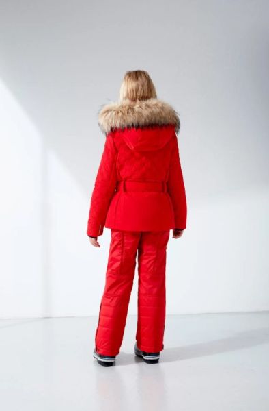 Куртка горнолыжная Poivre Blanc с иск.мехом W21-1003-JRGL/A красный в Симферополе