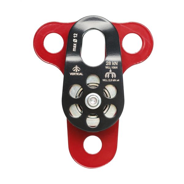  Блок-ролик Вертикаль двойной сталь с подшипником Про в Симферополе  