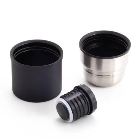 Термос Следопыт Cosmos 1л.с двойной крышкой черный