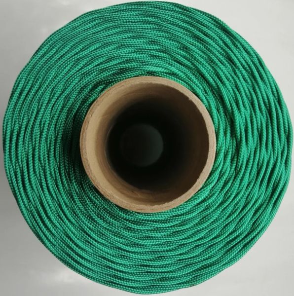  Шнур ПА плетеный 16-ти пр.с ПА серд.d 3мм зеленый,синий в Симферополе  