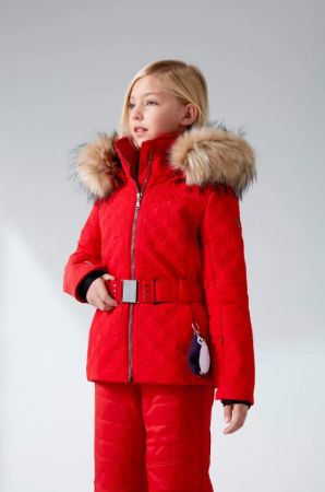 Куртка горнолыжная Poivre Blanc с иск.мехом W21-1003-JRGL/A красный в Симферополе