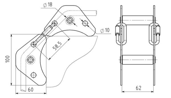  Комплект роликов Вертикаль для перегиба в Симферополе  