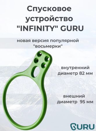  Спусковое устройство Guru INFINITY зеленый в Симферополе  