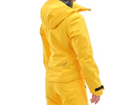 Куртка горнолыжная Dragonfly утепленная Gravity Premium Woman Yellow-Dark в Симферополе